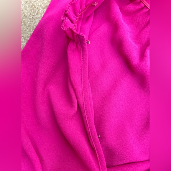 Naked Zebra Hot Pink Sleeveless Mock Neck Camisole - Picture 9 of 9